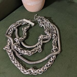 Chunky Silver Necklace